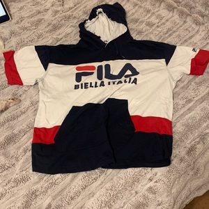 FILA SHORT SLEEVE HOODIE